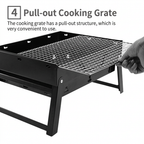 Portable Barbecue Machine BBQ - Black