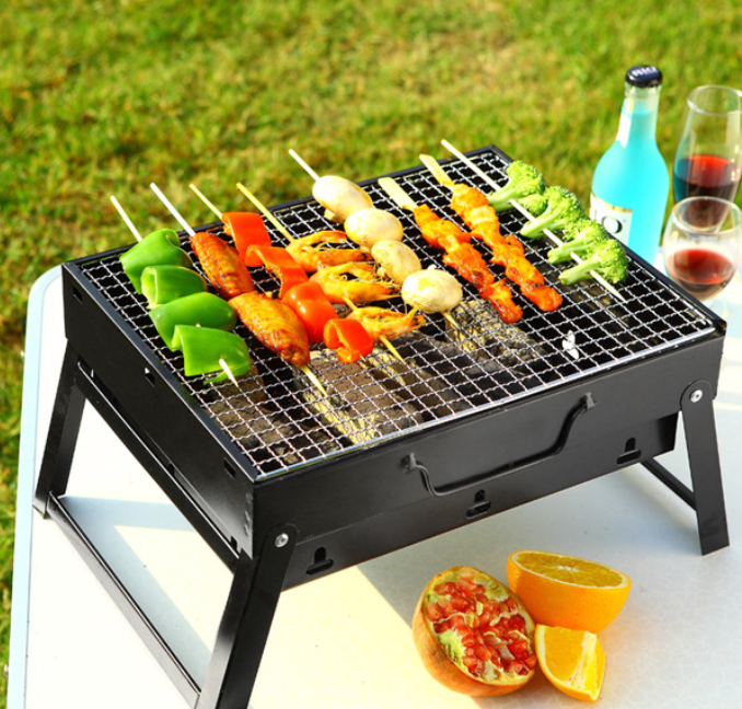 Portable Barbecue Machine BBQ - Black