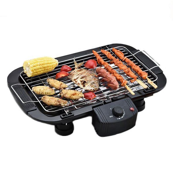 Electric BBQ Grill Machine - Black