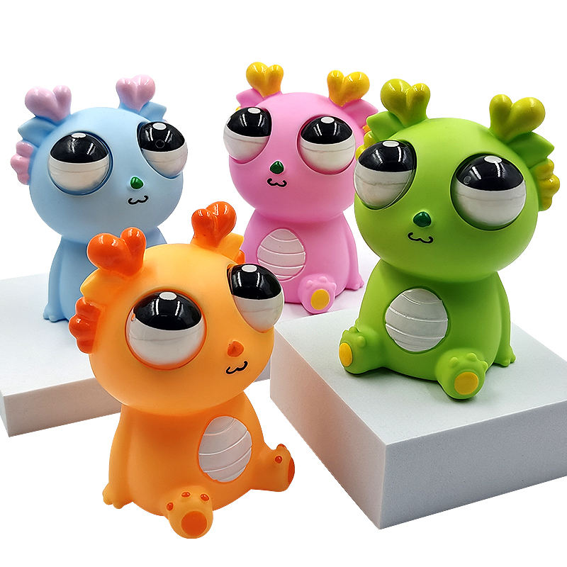 Squeeze Googly Eye dragon doll vent toy