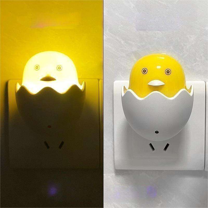 Small Yellow Duck Shaped LED Night Light Sensor