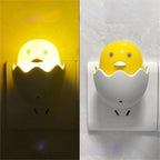 Small Yellow Duck Shaped LED Night Light Sensor
