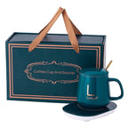 ELECTRIC HEATING COFFEE MUG & SAUCER