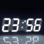 Digital Glowing 3D LED Wall Clock & Table Clock
