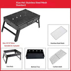 Portable Barbecue Machine BBQ - Black