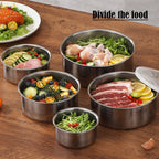 5 Pcs High Quality Stainless Steel Protect Fresh Box