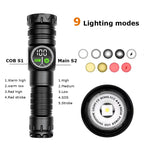 Lumen Battery 7000 Indicator 30w LED Flashlight