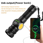 Lumen Battery 7000 Indicator 30w LED Flashlight