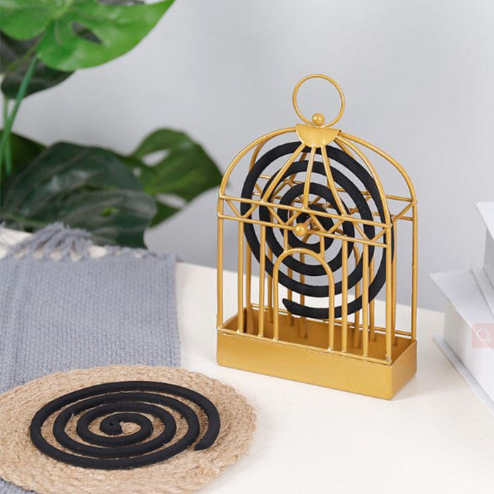 1-Pcs Mosquito Coil Holder- Golden