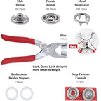 Hand Pressure Pliers For Prong Snap Button (FREE 100 BUTTON)