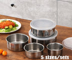 5 Pcs High Quality Stainless Steel Protect Fresh Box