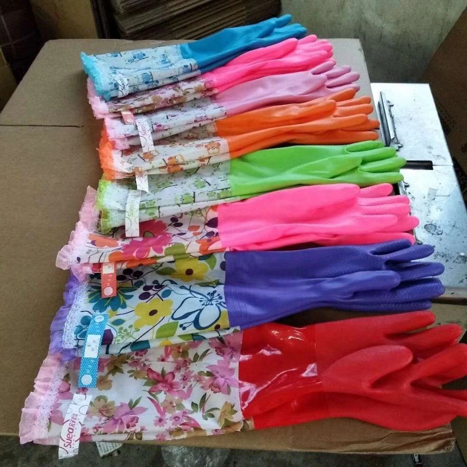 High Quality Silicone Dish Washing Kitchen Hand Gloves