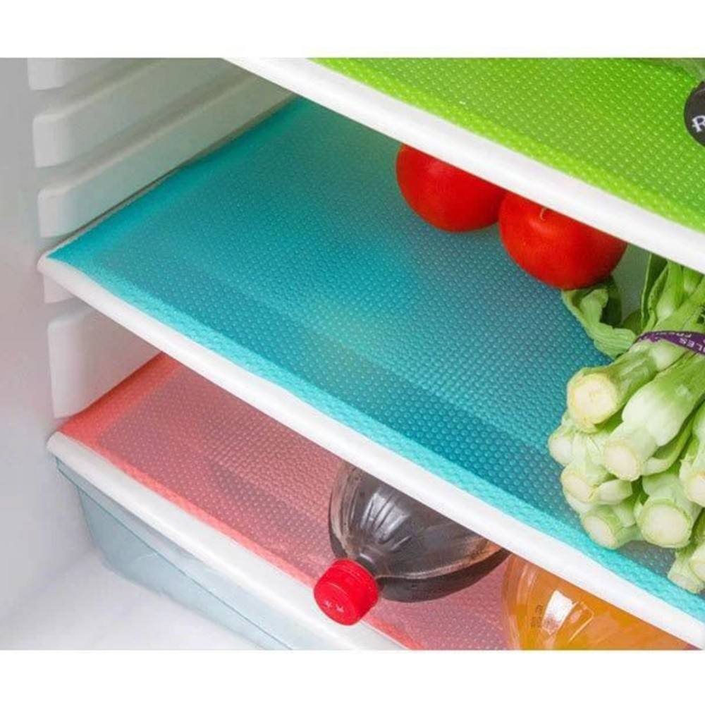 4 Pcs Washable Refrigerator Mat