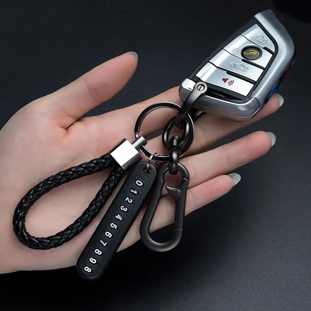 Key Ring with Phone Number