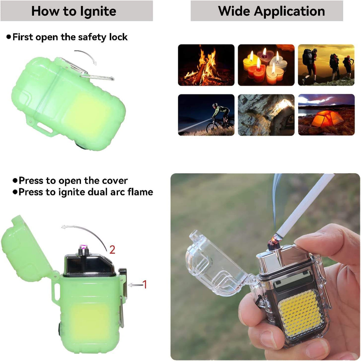 Lighter and Flash light
