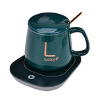ELECTRIC HEATING COFFEE MUG & SAUCER