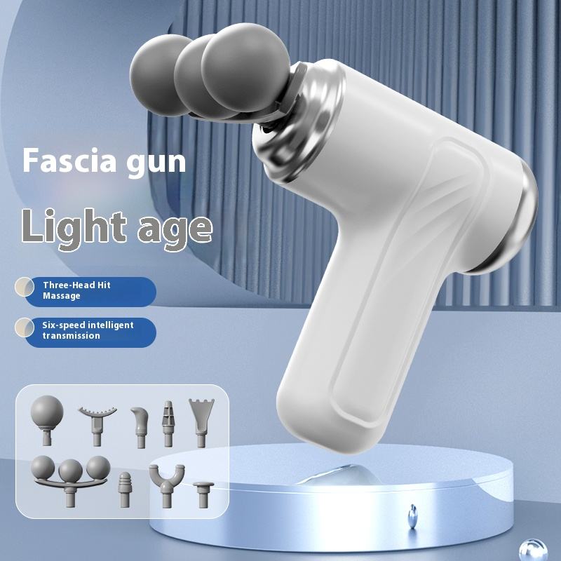 3-Head Fascial Gun Body Massager