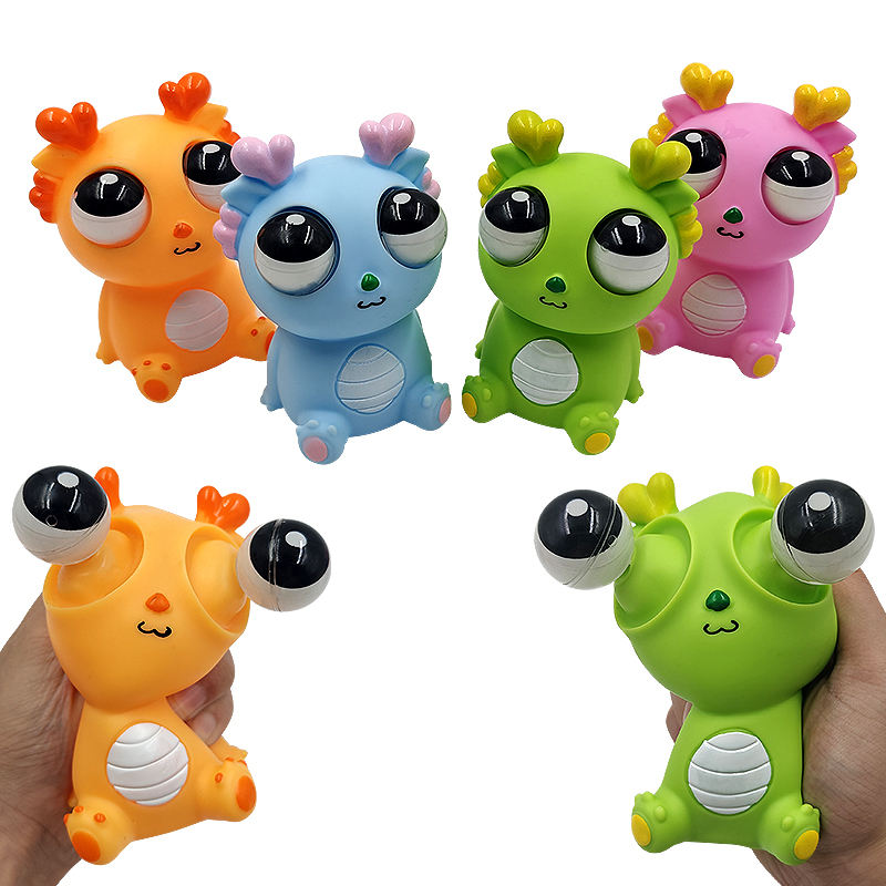 Squeeze Googly Eye dragon doll vent toy