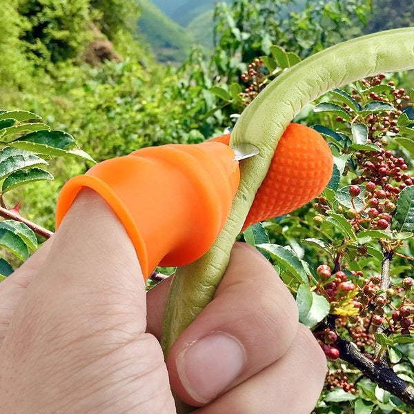 Silicone Vegetable And Fruits Finger cutter 5 in 1