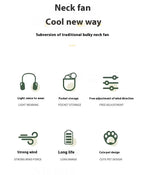 Rechargeable Neck Fan | Mini Portable Turbo Fan