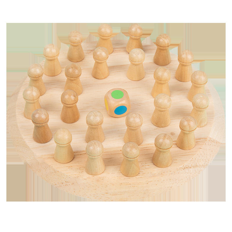 Wooden Memory Match Stick Chess Game