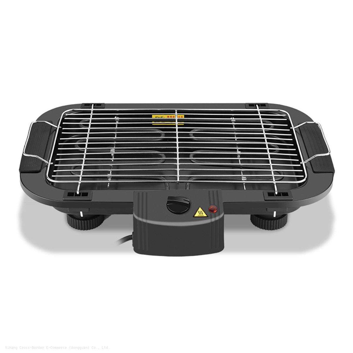 Electric BBQ Grill Machine - Black