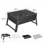 Portable Barbecue Machine BBQ - Black