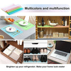 4 Pcs Washable Refrigerator Mat