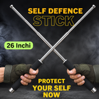 Self Defense Stick or Hand Pointer Extendable Telescopic Retractable Pointer