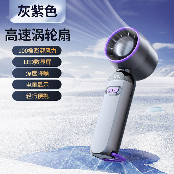 Portable Handheld Bladeless Fan Speed Rechargeable Blower