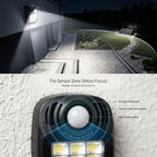 120 LED Solar Motion Sensor Light